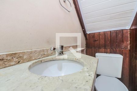 Lavabo de casa de condomínio à venda com 4 quartos, 107m² em Humaitá, Porto Alegre