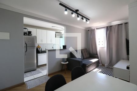 Sala de apartamento para alugar com 2 quartos, 48m² em Parque Sao Vicente, Santo André