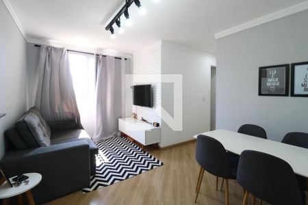 Sala de apartamento para alugar com 2 quartos, 48m² em Parque Sao Vicente, Santo André