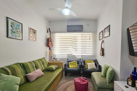 Sala de apartamento para alugar com 2 quartos, 69m² em Loteamento Joao Batista Juliao, Guarujá