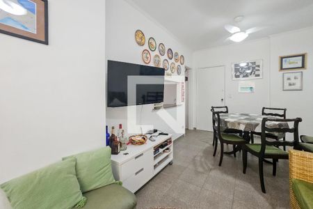 Sala de apartamento para alugar com 2 quartos, 69m² em Loteamento Joao Batista Juliao, Guarujá