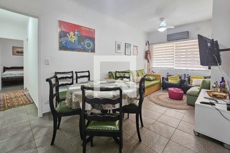 Sala de apartamento para alugar com 2 quartos, 69m² em Loteamento Joao Batista Juliao, Guarujá