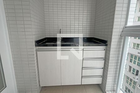 Varanda da Sala de apartamento para alugar com 1 quarto, 107m² em Gonzaga, Santos