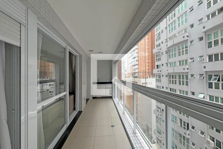 Varanda da Sala de apartamento para alugar com 1 quarto, 107m² em Gonzaga, Santos