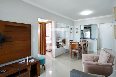 Sala de apartamento para alugar com 2 quartos, 70m² em Boqueirão, Praia Grande