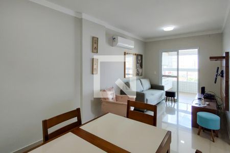 Sala de apartamento para alugar com 2 quartos, 70m² em Boqueirão, Praia Grande