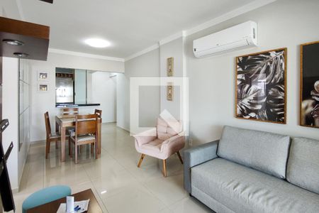 Sala de apartamento para alugar com 2 quartos, 70m² em Boqueirão, Praia Grande