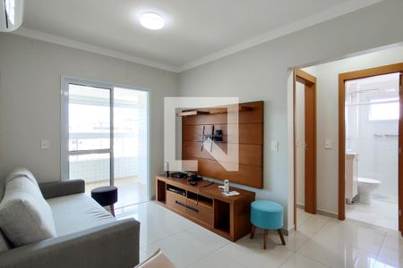 Sala de apartamento para alugar com 2 quartos, 70m² em Boqueirão, Praia Grande