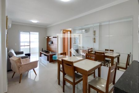 Sala de apartamento para alugar com 2 quartos, 70m² em Boqueirão, Praia Grande