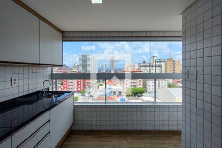 Sacada de apartamento para alugar com 2 quartos, 70m² em Boqueirão, Praia Grande