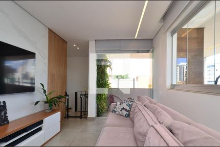 Sala cobertura de apartamento à venda com 4 quartos, 220m² em Sagrada Família, Belo Horizonte