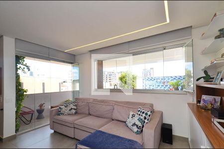 Sala cobertura de apartamento à venda com 4 quartos, 220m² em Sagrada Família, Belo Horizonte