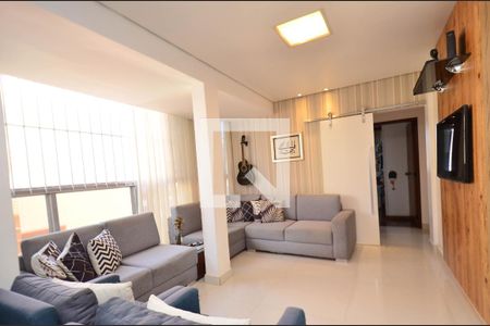 Sala 2 ambientes de apartamento à venda com 4 quartos, 220m² em Sagrada Família, Belo Horizonte