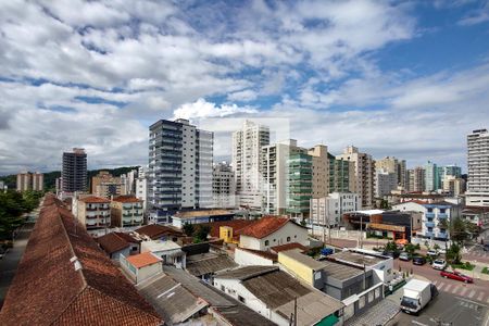 Vista da Sala de apartamento para alugar com 1 quarto, 62m² em Canto do Forte, Praia Grande