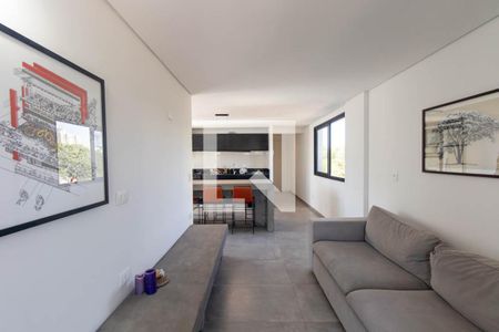 Sala de apartamento para alugar com 1 quarto, 50m² em Água Verde, Curitiba