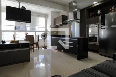 Sala de apartamento para alugar com 1 quarto, 42m² em Loteamento Mogilar, Mogi das Cruzes