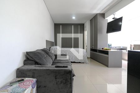 Sala de apartamento para alugar com 1 quarto, 42m² em Loteamento Mogilar, Mogi das Cruzes