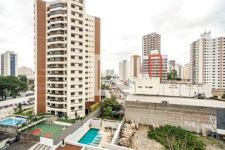 Vista da Varanda Sala e cozinha de apartamento para alugar com 1 quarto, 53m² em Vila Azevedo, São Paulo