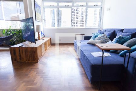 Sala de TV de apartamento para alugar com 4 quartos, 200m² em Funcionários, Belo Horizonte