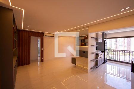 Sala/Cozinha - Conjugada de apartamento para alugar com 3 quartos, 120m² em Empresarial 18 do Forte, Barueri