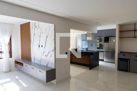 Sala/Cozinha - Conjugada de apartamento para alugar com 3 quartos, 120m² em Empresarial 18 do Forte, Barueri