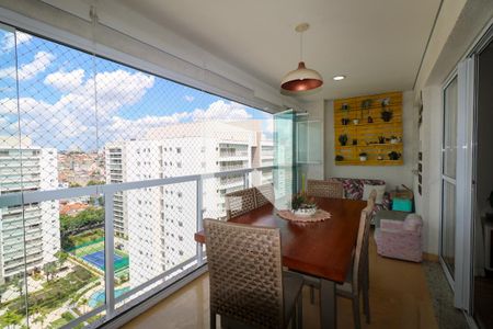 Varanda Gourmet de apartamento para alugar com 3 quartos, 113m² em Santo Antônio, São Caetano do Sul