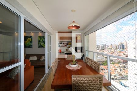 Varanda Gourmet de apartamento para alugar com 3 quartos, 113m² em Santo Antônio, São Caetano do Sul