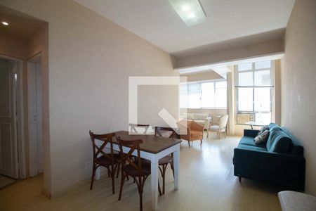 Sala de apartamento para alugar com 1 quarto, 78m² em Copacabana, Rio de Janeiro