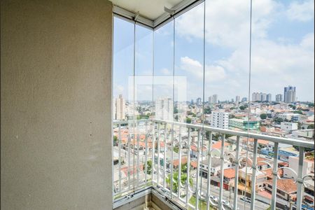 Varanda da Sala de apartamento à venda com 3 quartos, 72m² em Vila Helena, Santo André