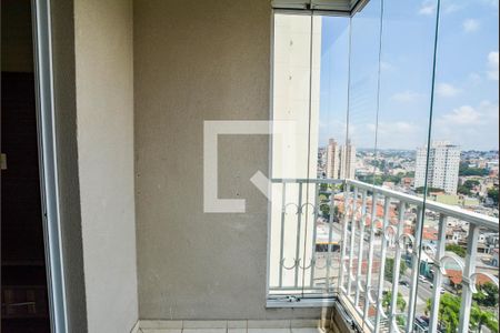 Varanda da Sala de apartamento à venda com 3 quartos, 72m² em Vila Helena, Santo André