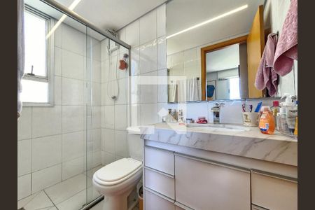 Banheiro da Suíte de apartamento à venda com 3 quartos, 154m² em Parque Pedro Ii, Belo Horizonte