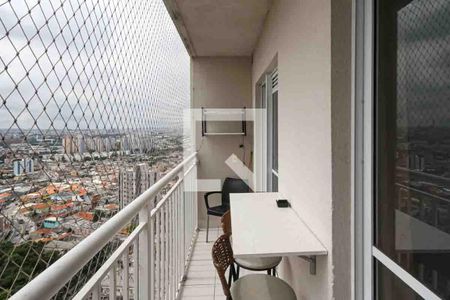 Varanda de apartamento à venda com 1 quarto, 28m² em Vila Alpina, São Paulo