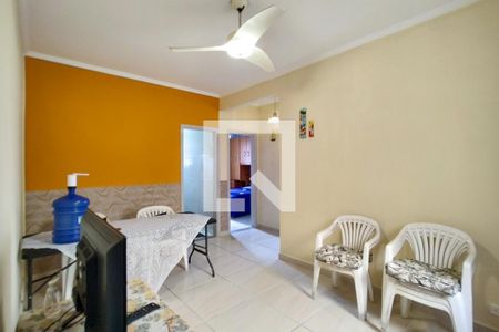 Sala de apartamento para alugar com 2 quartos, 54m² em Boqueirão, Praia Grande