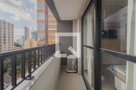 Varanda do Studio de kitnet/studio para alugar com 1 quarto, 25m² em Pinheiros, São Paulo