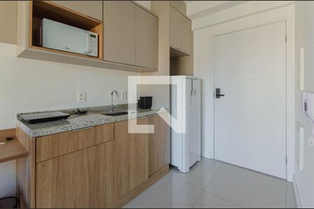 Cozinha de apartamento à venda com 1 quarto, 24m² em Paraíso, São Paulo