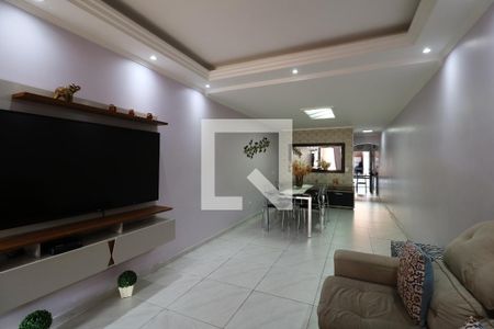 Sala de casa à venda com 3 quartos, 137m² em Vila Camilópolis, Santo André