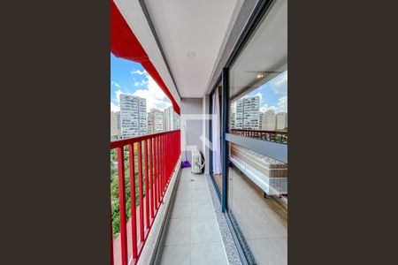 Varanda de kitnet/studio para alugar com 1 quarto, 27m² em Vila Mariana, São Paulo