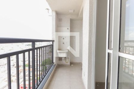 Varanda da Sala de apartamento para alugar com 2 quartos, 38m² em Vila Progresso (zona Leste), São Paulo