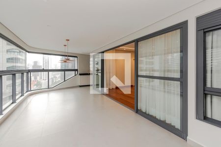 Varanda de apartamento para alugar com 3 quartos, 165m² em Chácara Santo Antônio (Zona Sul), São Paulo
