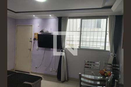 Detalhe Sala de apartamento para alugar com 2 quartos, 42m² em Kennedy, Contagem