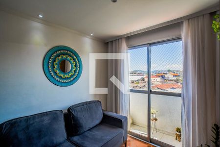 Sala de apartamento à venda com 3 quartos, 67m² em Vila Luzita, Santo André