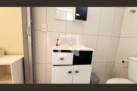 Banheiro de kitnet/studio para alugar com 1 quarto, 35m² em Vila Esperanca, Jundiaí