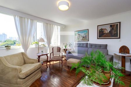 Sala de apartamento para alugar com 4 quartos, 178m² em Santo Amaro, São Paulo