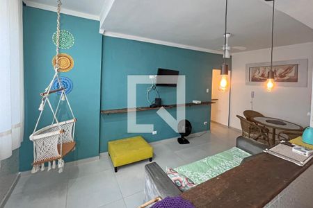 Sala de apartamento para alugar com 1 quarto, 69m² em Aparecida, Santos