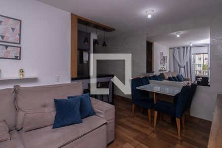 sala_3 de apartamento à venda com 3 quartos, 64m² em Vila Caraguata, São Paulo