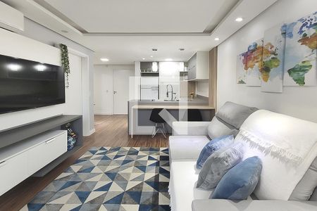 Sala de apartamento à venda com 1 quarto, 60m² em Loteamento Parque Recreio, São Leopoldo