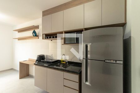 Cozinha de kitnet/studio para alugar com 1 quarto, 25m² em Vila Olímpia, São Paulo