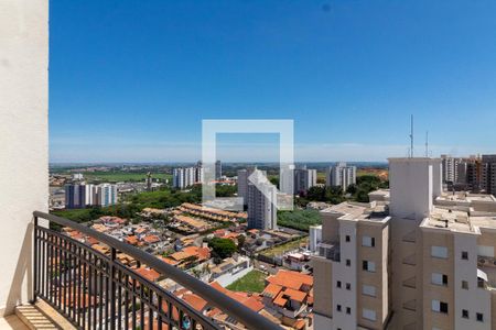 VISTA DA SACADA de apartamento à venda com 3 quartos, 210m² em Mansões Santo Antônio, Campinas