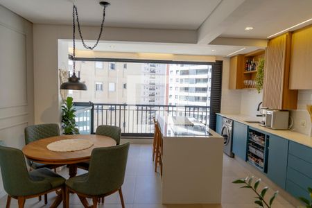 Sala/ cozinha de apartamento à venda com 2 quartos, 89m² em Alphaville Empresarial, Barueri