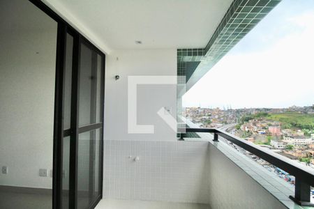 Varanda da Sala de apartamento para alugar com 2 quartos, 61m² em Vila Laura, Salvador